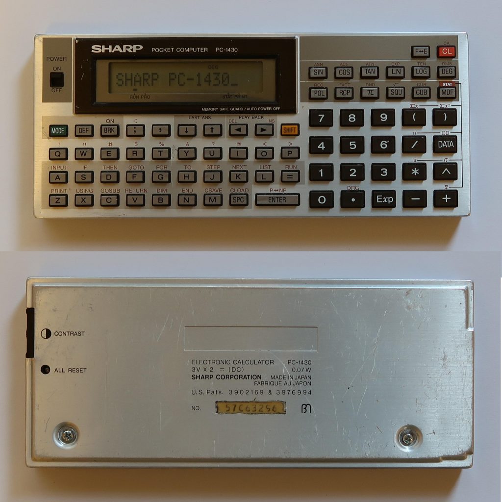 Sharp Pocket Computer PC-1430
